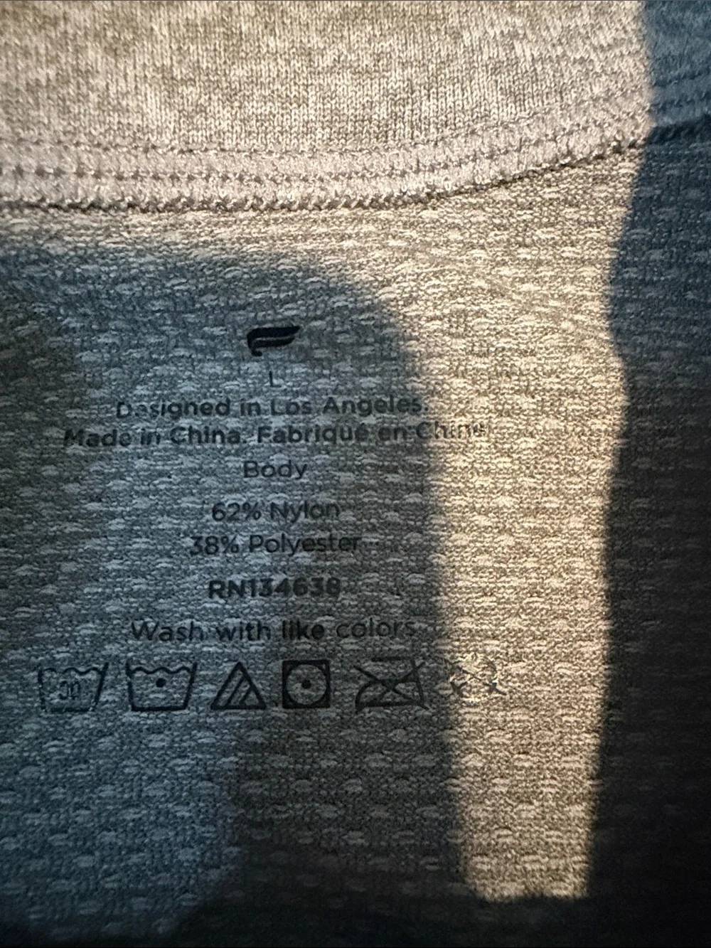 Fabletics Men's Gray Quarter-Zip Pullover Sweater